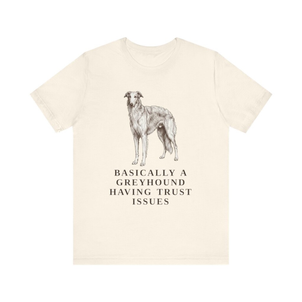 Borzoi Humor Shirt, Vintage Dog Sketch Tee, Dog Humor Gift Borzoi Humor Shirt, Vintage Dog Sketch Tee, Dog Humor Gift
