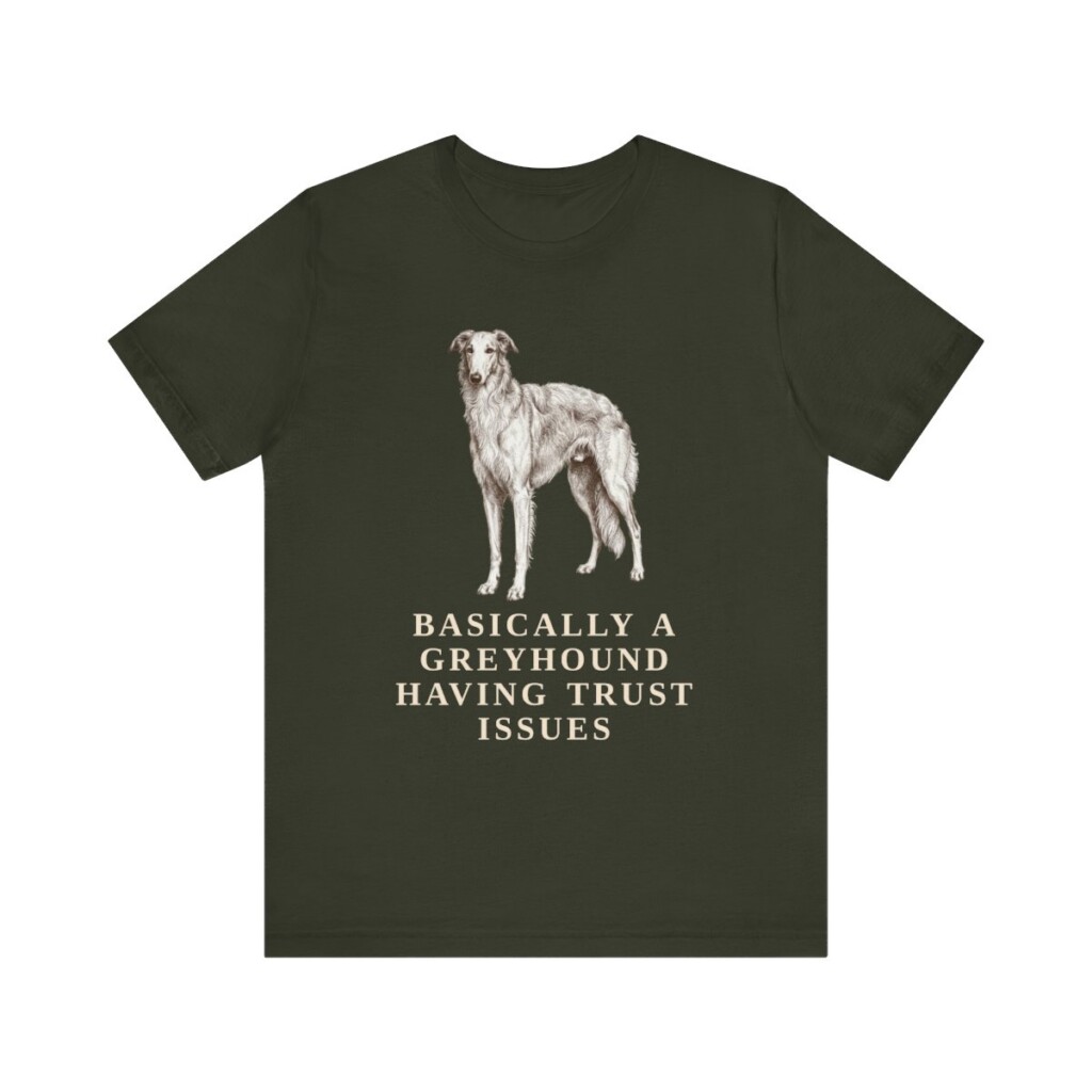 Borzoi Humor Shirt, Vintage Dog Sketch Tee, Dog Humor Gift Borzoi Humor Shirt, Vintage Dog Sketch Tee, Dog Humor Gift