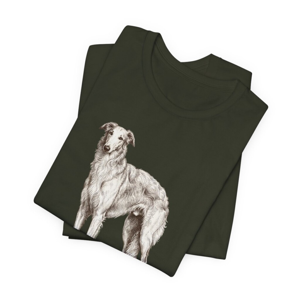 Borzoi Latin Shirt, Vintage Dog Sketch Tee, Dog Latin Gift Borzoi Latin Shirt, Vintage Dog Sketch Tee, Dog Latin Gift
