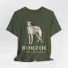 Borzoi Latin Shirt, Vintage Dog Sketch Tee, Dog Latin Gift Borzoi Latin Shirt, Vintage Dog Sketch Tee, Dog Latin Gift