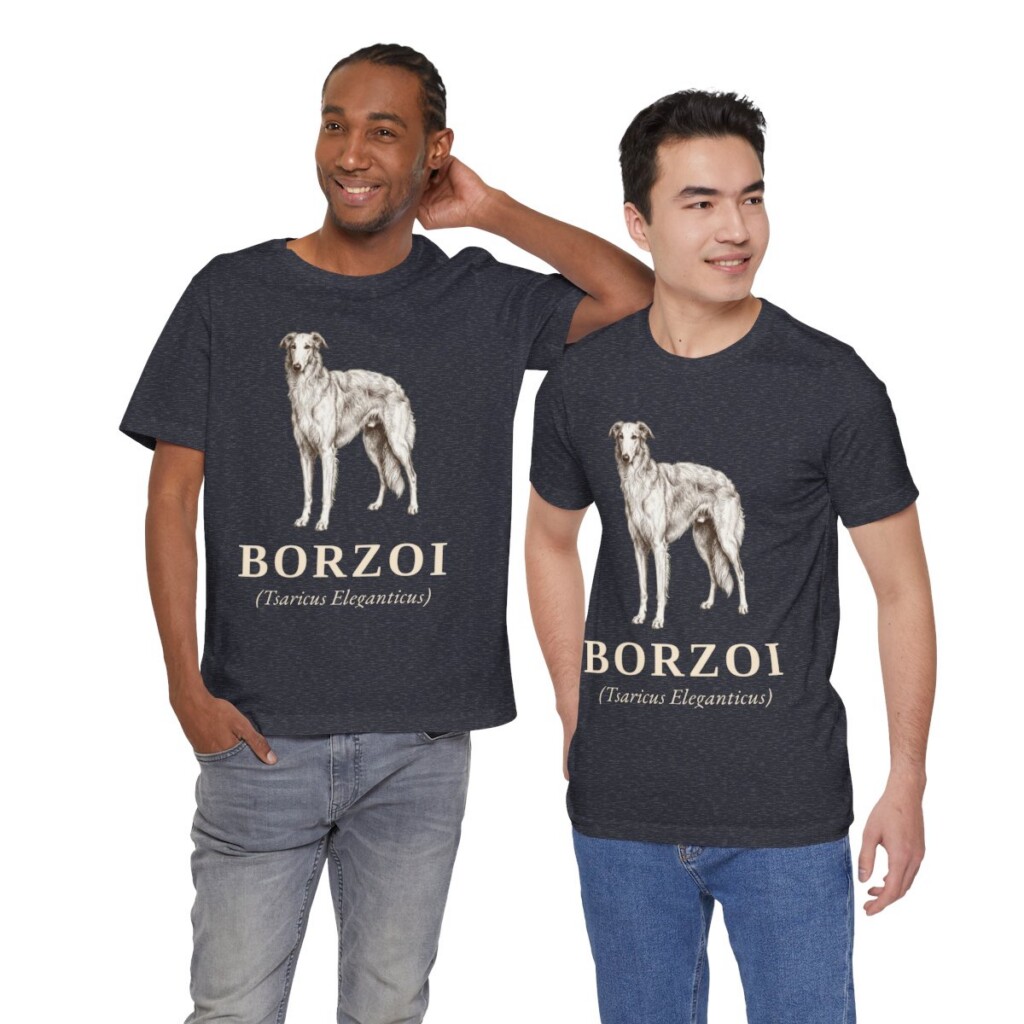 Borzoi Latin Shirt, Vintage Dog Sketch Tee, Dog Latin Gift Borzoi Latin Shirt, Vintage Dog Sketch Tee, Dog Latin Gift