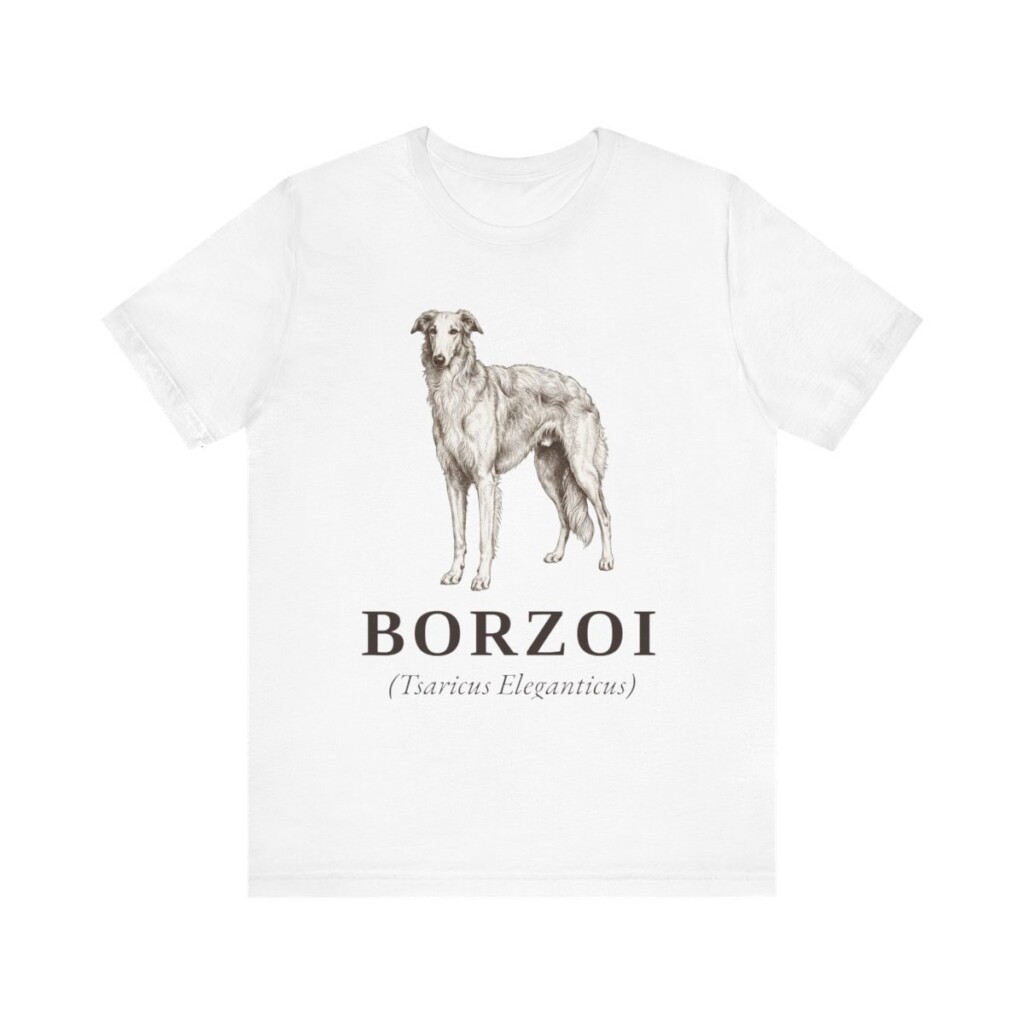Borzoi Latin Shirt, Vintage Dog Sketch Tee, Dog Latin Gift Borzoi Latin Shirt, Vintage Dog Sketch Tee, Dog Latin Gift