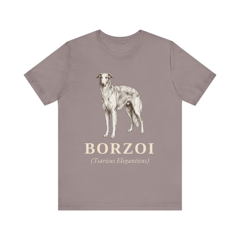 Borzoi Latin Shirt, Vintage Dog Sketch Tee, Dog Latin Gift Borzoi Latin Shirt, Vintage Dog Sketch Tee, Dog Latin Gift