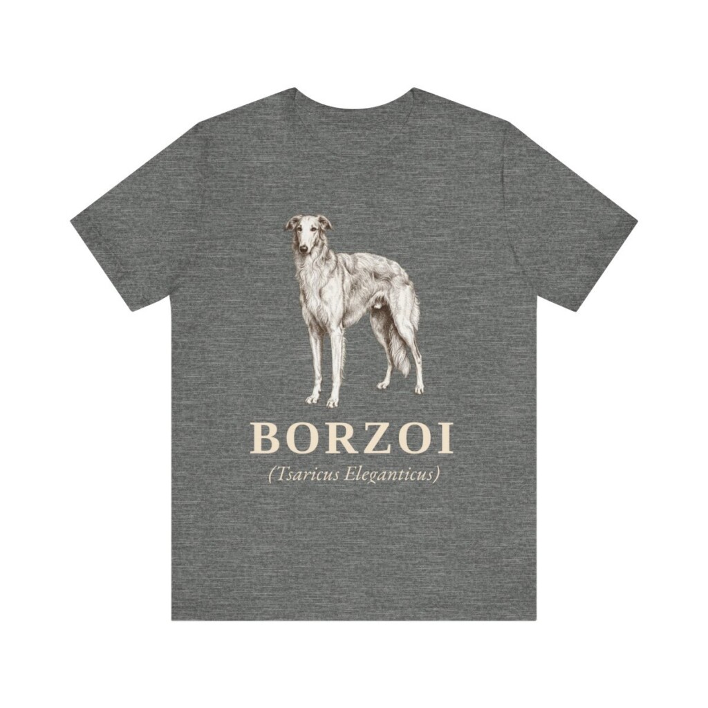 Borzoi Latin Shirt, Vintage Dog Sketch Tee, Dog Latin Gift Borzoi Latin Shirt, Vintage Dog Sketch Tee, Dog Latin Gift