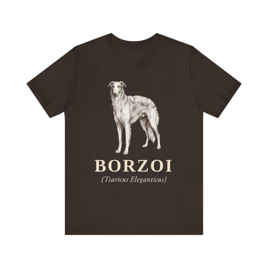 Borzoi Latin Shirt, Vintage Dog Sketch Tee, Dog Latin Gift Borzoi Latin Shirt, Vintage Dog Sketch Tee, Dog Latin Gift