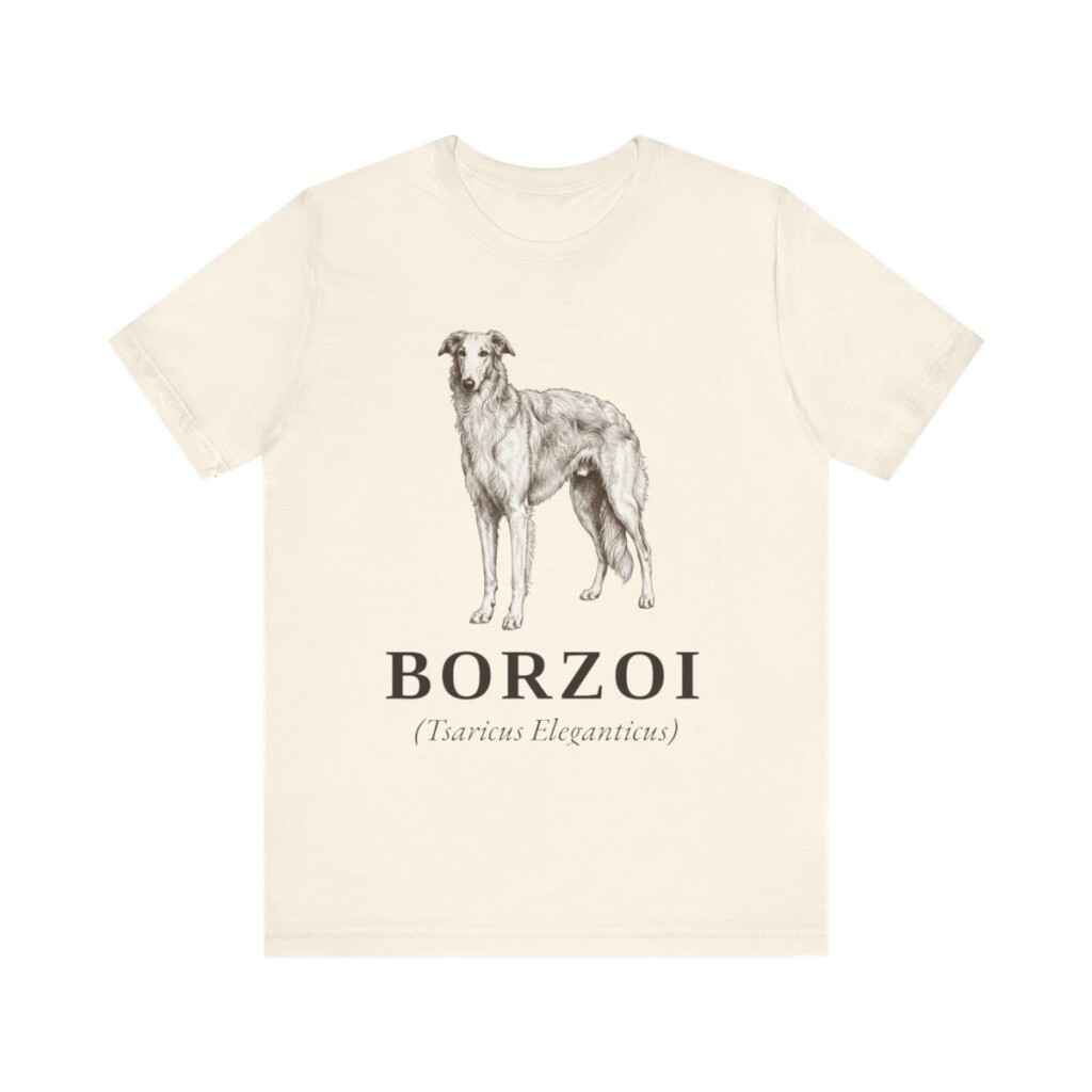Borzoi Latin Shirt, Vintage Dog Sketch Tee, Dog Latin Gift Borzoi Latin Shirt, Vintage Dog Sketch Tee, Dog Latin Gift