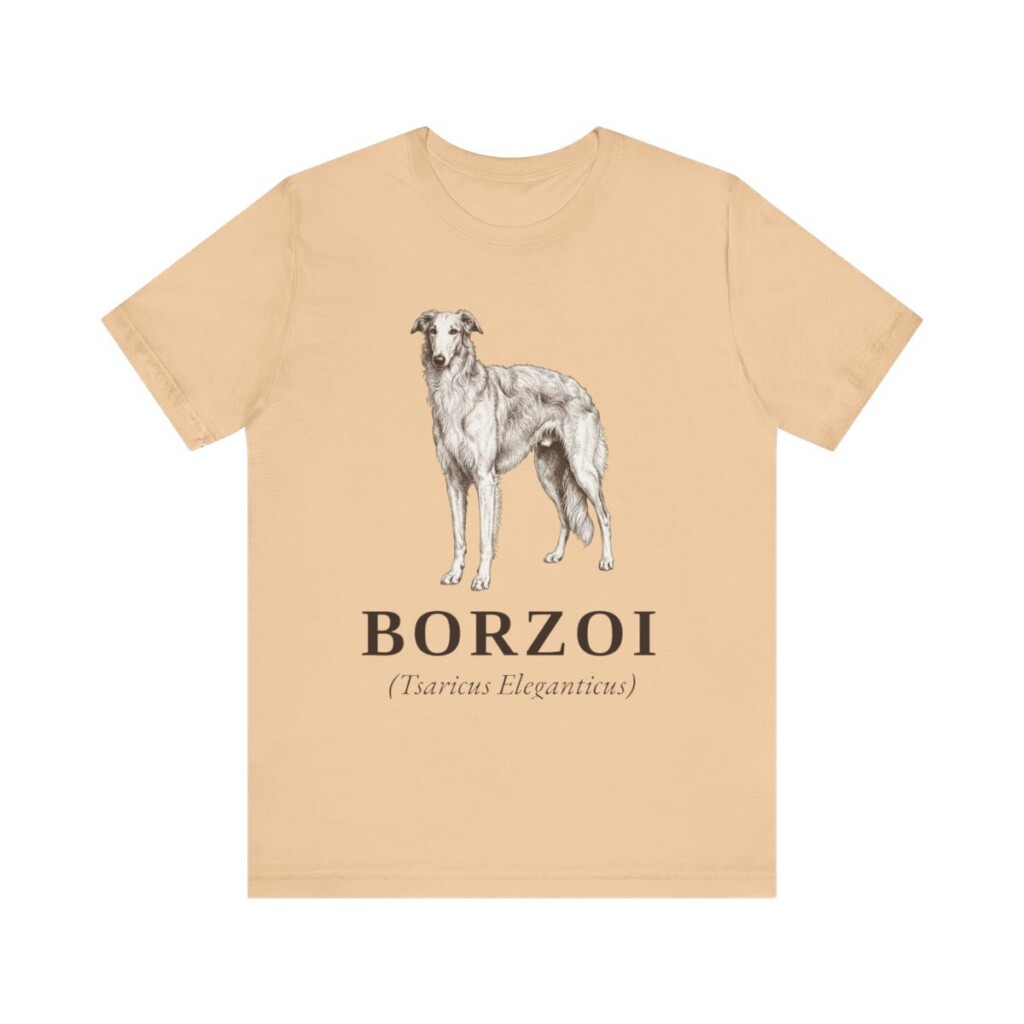 Borzoi Latin Shirt, Vintage Dog Sketch Tee, Dog Latin Gift Borzoi Latin Shirt, Vintage Dog Sketch Tee, Dog Latin Gift