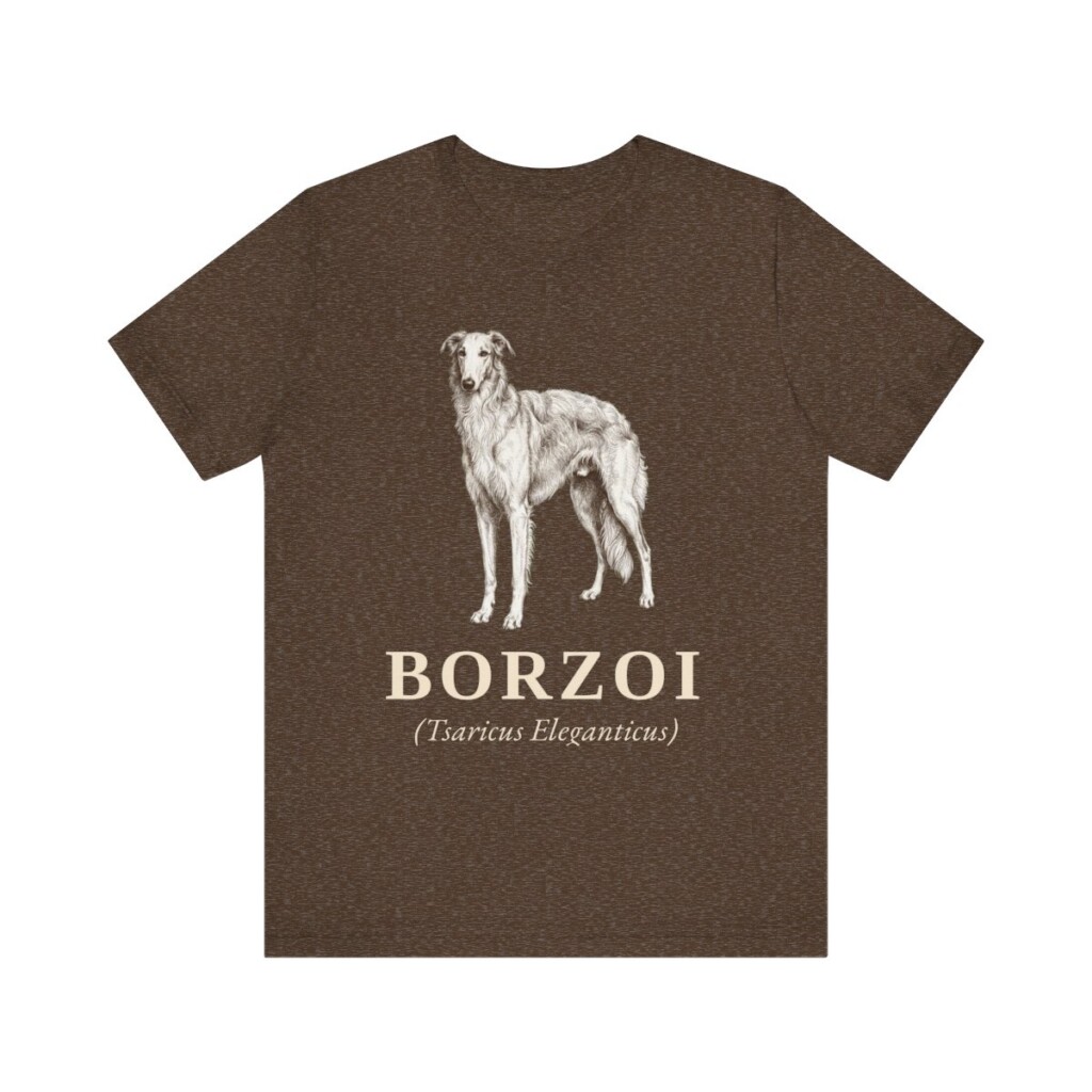 Borzoi Latin Shirt, Vintage Dog Sketch Tee, Dog Latin Gift Borzoi Latin Shirt, Vintage Dog Sketch Tee, Dog Latin Gift