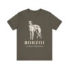 Borzoi Latin Shirt, Vintage Dog Sketch Tee, Dog Latin Gift Borzoi Latin Shirt, Vintage Dog Sketch Tee, Dog Latin Gift