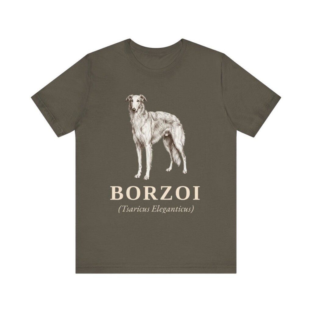 Borzoi Latin Shirt, Vintage Dog Sketch Tee, Dog Latin Gift Borzoi Latin Shirt, Vintage Dog Sketch Tee, Dog Latin Gift