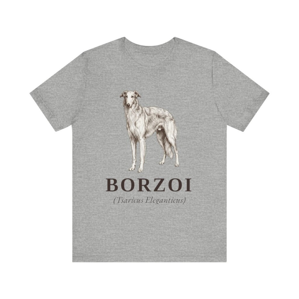 Borzoi Latin Shirt, Vintage Dog Sketch Tee, Dog Latin Gift Borzoi Latin Shirt, Vintage Dog Sketch Tee, Dog Latin Gift