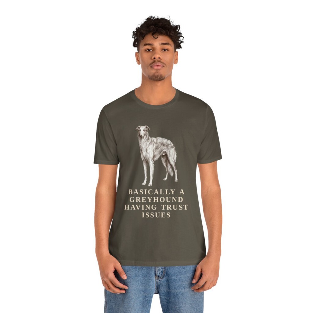 Borzoi Humor Shirt, Vintage Dog Sketch Tee, Dog Humor Gift Borzoi Humor Shirt, Vintage Dog Sketch Tee, Dog Humor Gift
