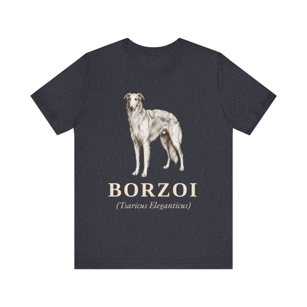 Borzoi Latin Shirt, Vintage Dog Sketch Tee, Dog Latin Gift Borzoi Latin Shirt, Vintage Dog Sketch Tee, Dog Latin Gift