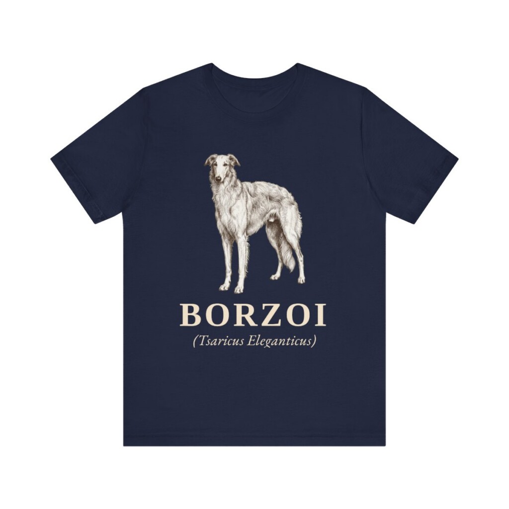 Borzoi Latin Shirt, Vintage Dog Sketch Tee, Dog Latin Gift Borzoi Latin Shirt, Vintage Dog Sketch Tee, Dog Latin Gift