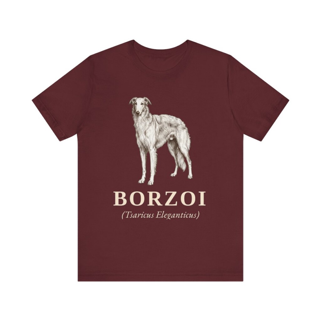 Borzoi Latin Shirt, Vintage Dog Sketch Tee, Dog Latin Gift Borzoi Latin Shirt, Vintage Dog Sketch Tee, Dog Latin Gift