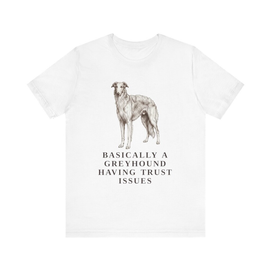 Borzoi Humor Shirt, Vintage Dog Sketch Tee, Dog Humor Gift Borzoi Humor Shirt, Vintage Dog Sketch Tee, Dog Humor Gift