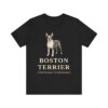 Boston Terrier Latin Shirt, Vintage Dog Sketch Tee, Dog Latin Gift