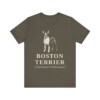 Boston Terrier Latin Shirt, Vintage Dog Sketch Tee, Dog Latin Gift