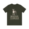 Boston Terrier Latin Shirt, Vintage Dog Sketch Tee, Dog Latin Gift