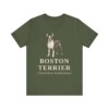Boston Terrier Latin Shirt, Vintage Dog Sketch Tee, Dog Latin Gift