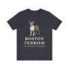 Boston Terrier Latin Shirt, Vintage Dog Sketch Tee, Dog Latin Gift
