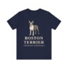 Boston Terrier Latin Shirt, Vintage Dog Sketch Tee, Dog Latin Gift