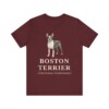 Boston Terrier Latin Shirt, Vintage Dog Sketch Tee, Dog Latin Gift