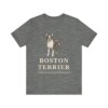 Boston Terrier Latin Shirt, Vintage Dog Sketch Tee, Dog Latin Gift