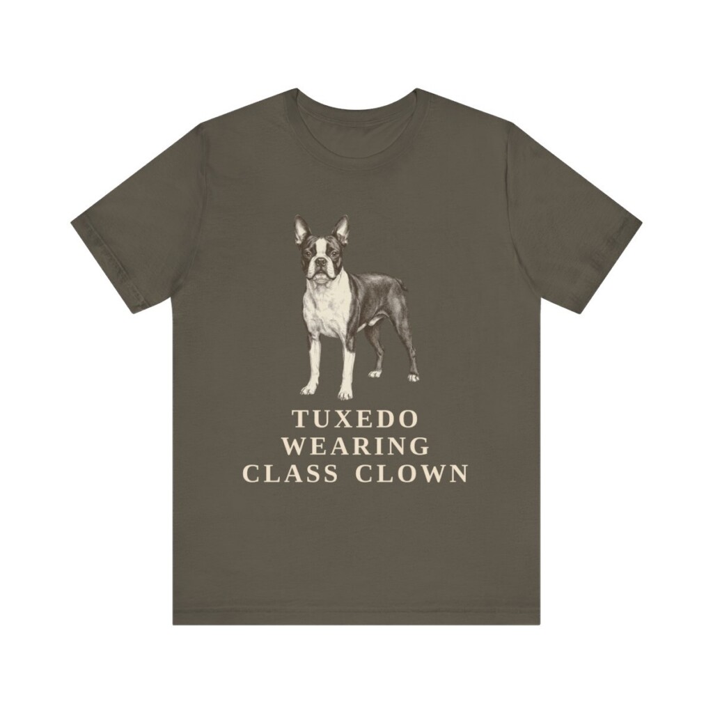 Boston Terrier Humor Shirt, Vintage Dog Sketch Tee, Dog Humor Gift Boston Terrier Humor Shirt, Vintage Dog Sketch Tee, Dog Humor Gift