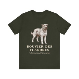 Bouvier des Flandres Latin Shirt, Vintage Dog Sketch Tee, Dog Latin Gift
