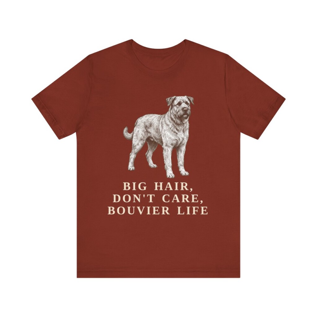 Bouvier des Flandres Humor Shirt, Vintage Dog Sketch Tee, Dog Humor Gift