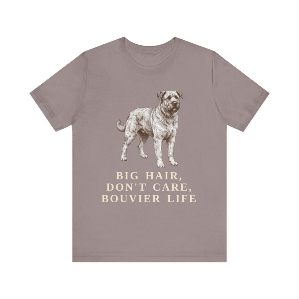 Bouvier des Flandres Humor Shirt, Vintage Dog Sketch Tee, Dog Humor Gift