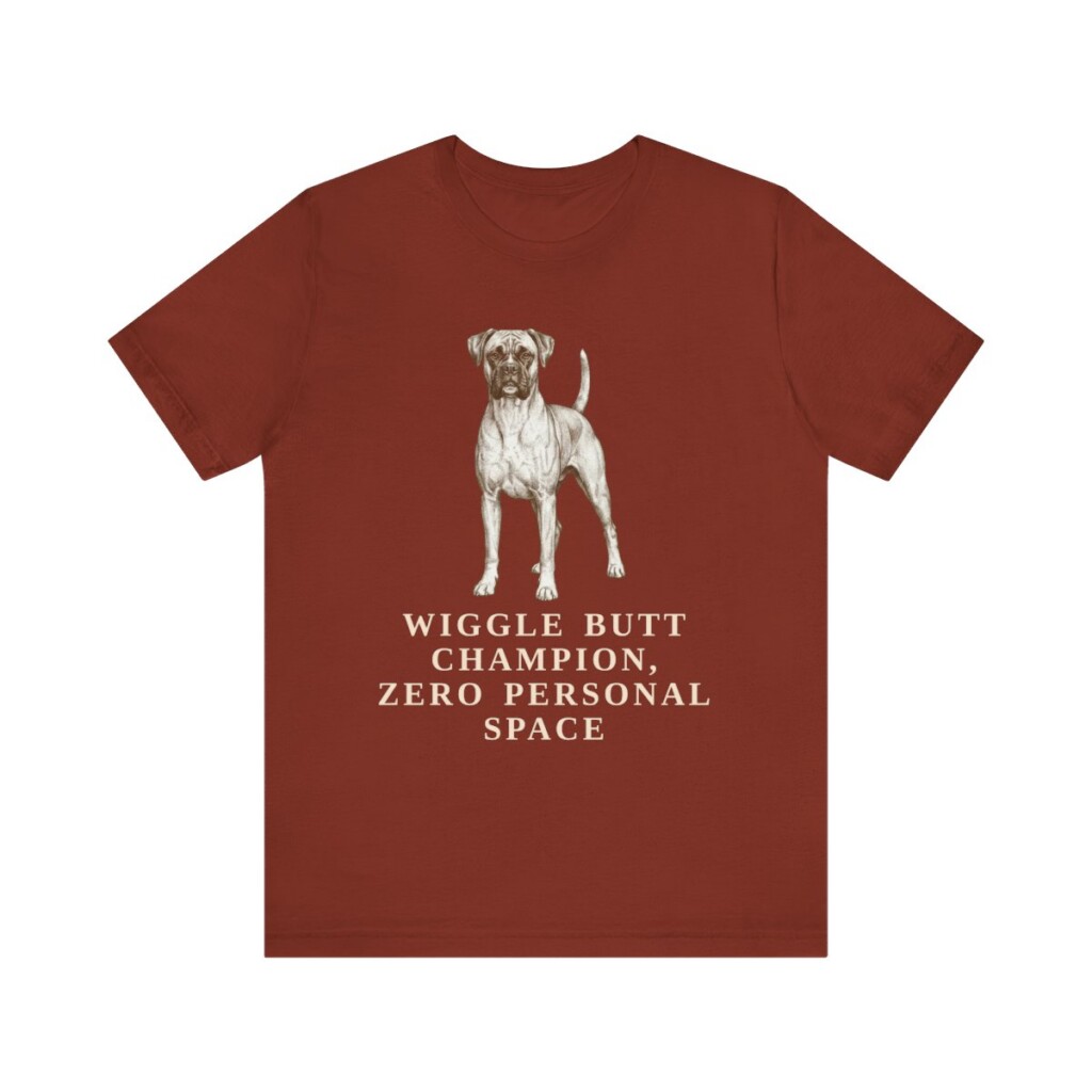 Boxer Humor Shirt, Vintage Dog Sketch Tee, Dog Humor Gift