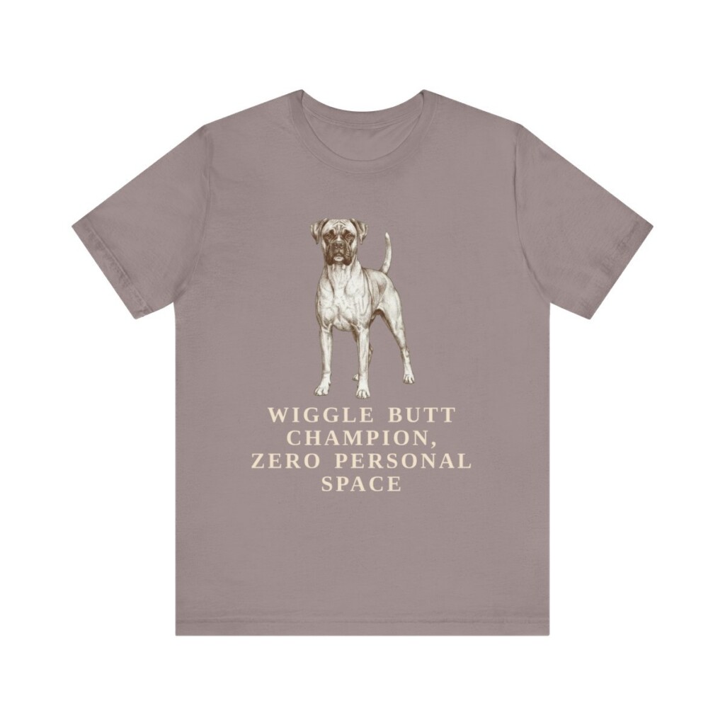 Boxer Humor Shirt, Vintage Dog Sketch Tee, Dog Humor Gift