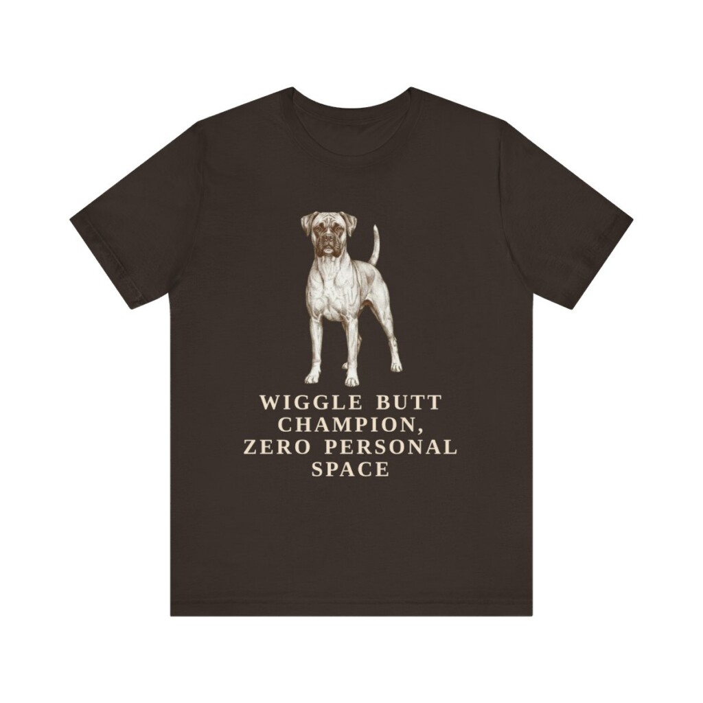 Boxer Humor Shirt, Vintage Dog Sketch Tee, Dog Humor Gift