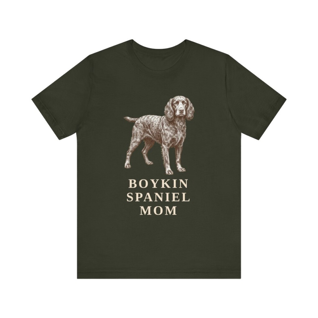 Boykin Spaniel Mom Shirt, Vintage Dog Sketch Tee, Dog Mom Gift Boykin Spaniel Mom Shirt, Vintage Dog Sketch Tee, Dog Mom Gift