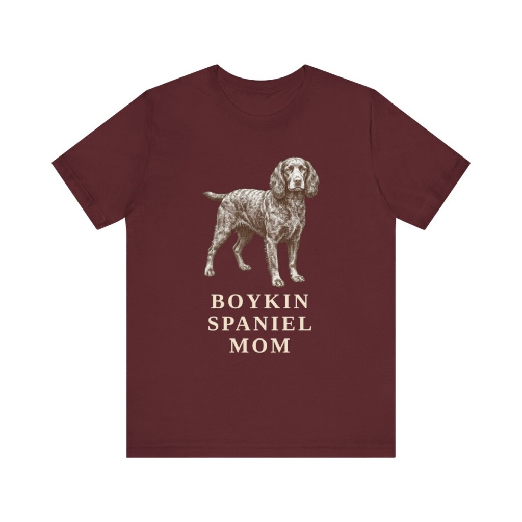 Boykin Spaniel Mom Shirt, Vintage Dog Sketch Tee, Dog Mom Gift Boykin Spaniel Mom Shirt, Vintage Dog Sketch Tee, Dog Mom Gift
