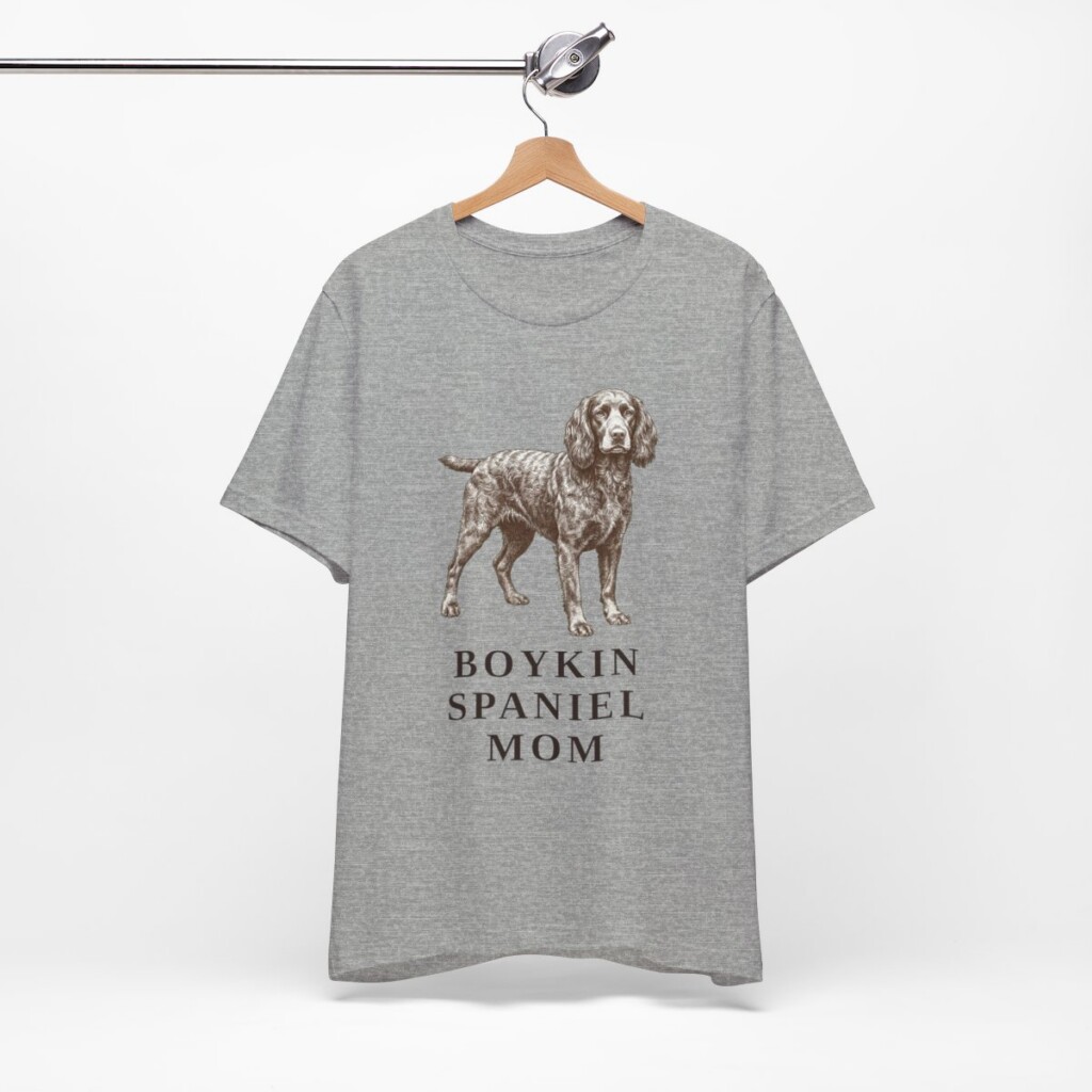 Boykin Spaniel Mom Shirt, Vintage Dog Sketch Tee, Dog Mom Gift Boykin Spaniel Mom Shirt, Vintage Dog Sketch Tee, Dog Mom Gift