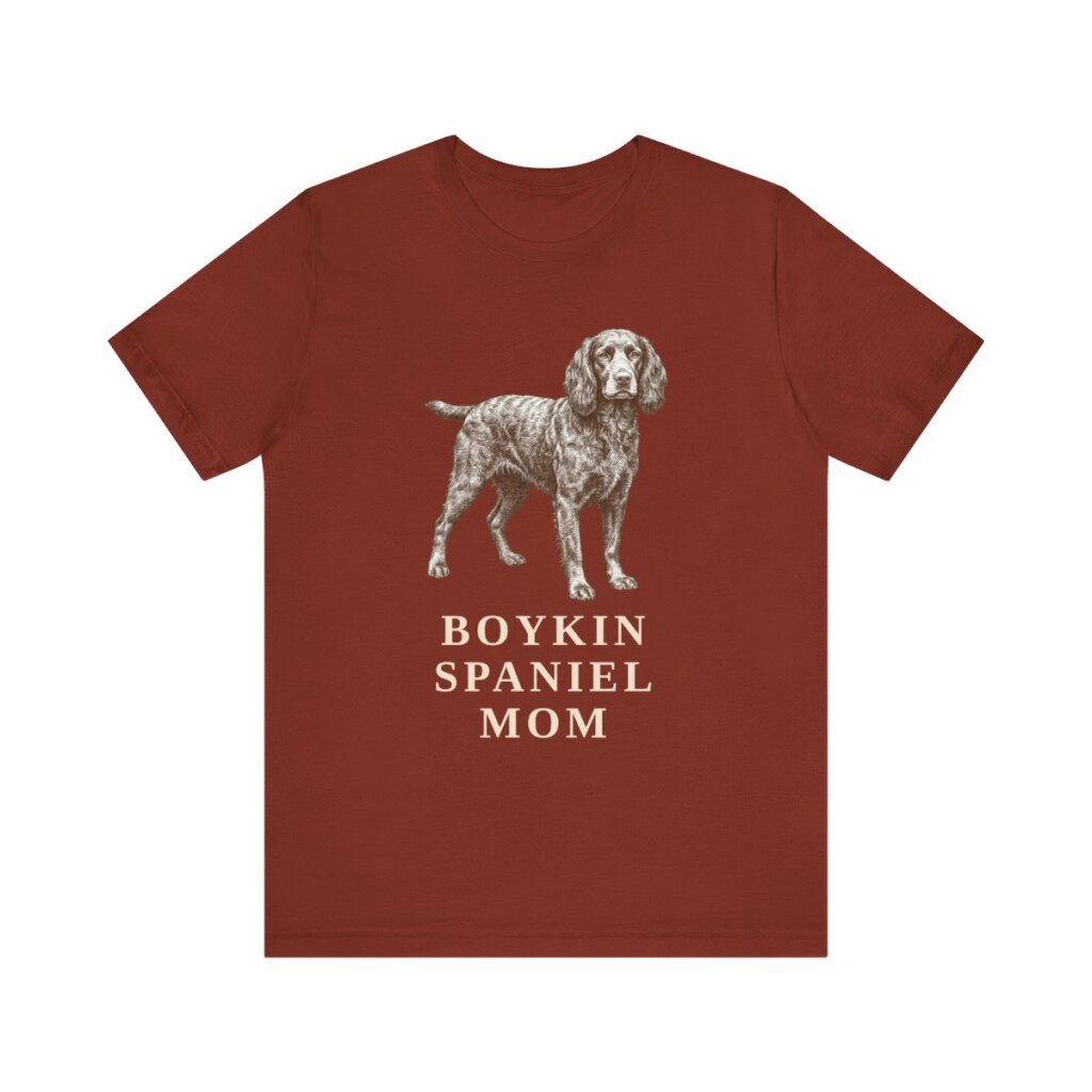 Boykin Spaniel Mom Shirt, Vintage Dog Sketch Tee, Dog Mom Gift Boykin Spaniel Mom Shirt, Vintage Dog Sketch Tee, Dog Mom Gift