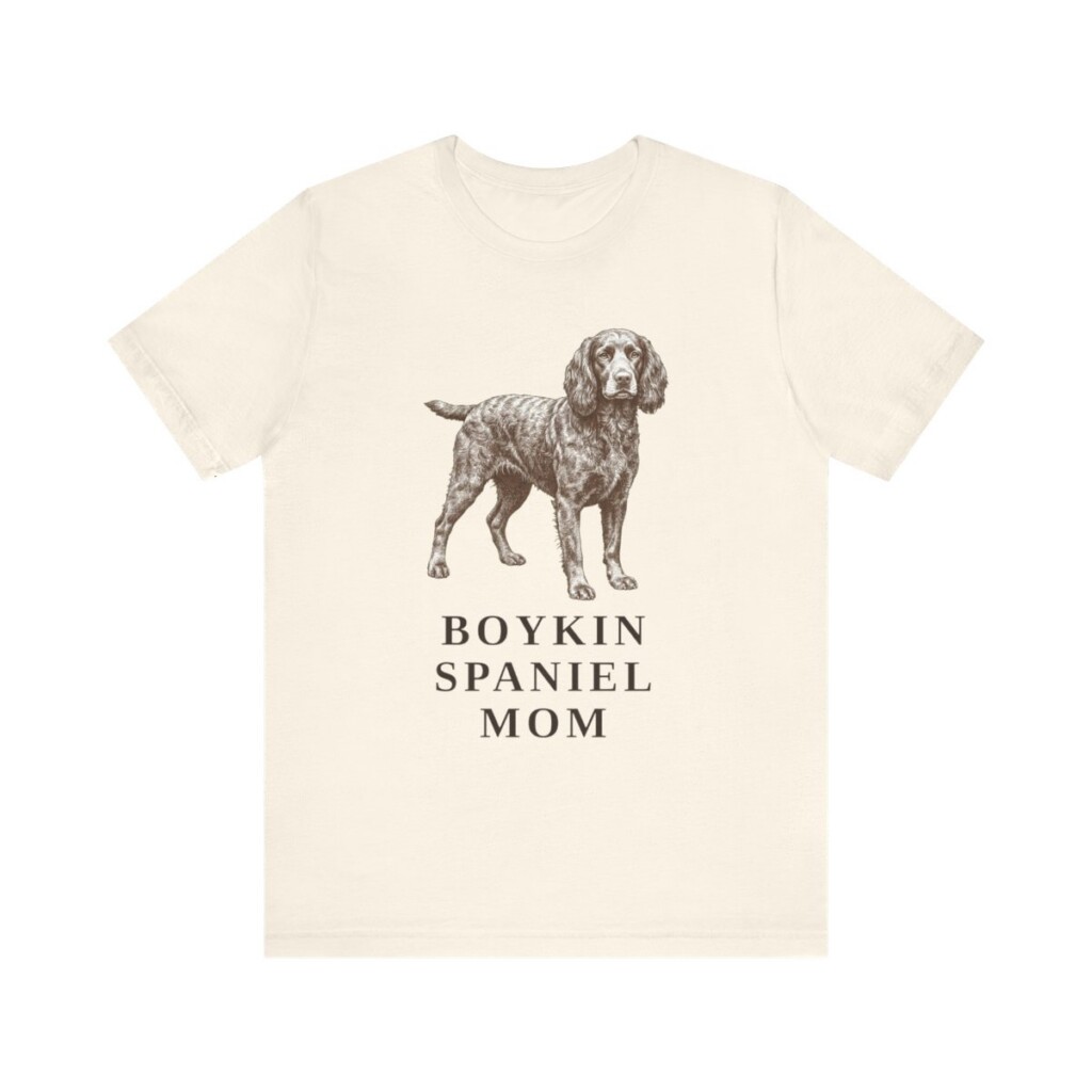 Boykin Spaniel Mom Shirt, Vintage Dog Sketch Tee, Dog Mom Gift Boykin Spaniel Mom Shirt, Vintage Dog Sketch Tee, Dog Mom Gift