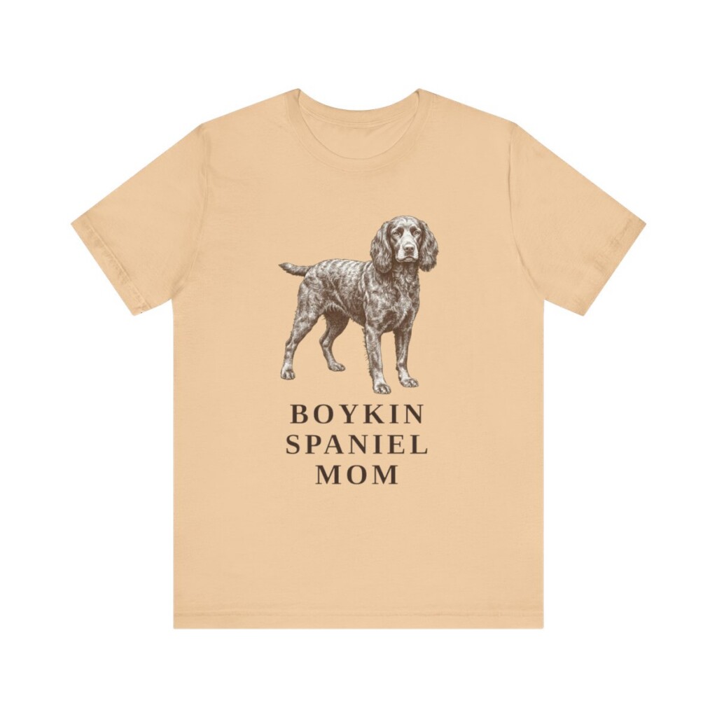 Boykin Spaniel Mom Shirt, Vintage Dog Sketch Tee, Dog Mom Gift Boykin Spaniel Mom Shirt, Vintage Dog Sketch Tee, Dog Mom Gift