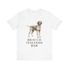 Bracco Italiano Dad Shirt, Vintage Dog Sketch Tee, Dog Dad Gift Bracco Italiano Dad Shirt, Vintage Dog Sketch Tee, Dog Dad Gift