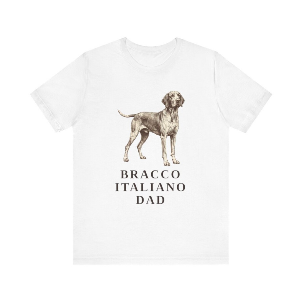 Bracco Italiano Dad Shirt, Vintage Dog Sketch Tee, Dog Dad Gift Bracco Italiano Dad Shirt, Vintage Dog Sketch Tee, Dog Dad Gift