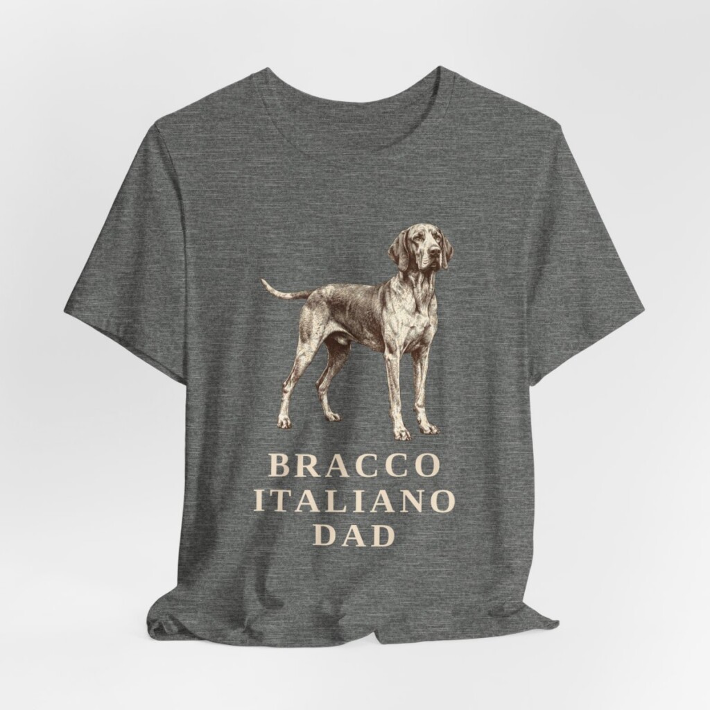 Bracco Italiano Dad Shirt, Vintage Dog Sketch Tee, Dog Dad Gift Bracco Italiano Dad Shirt, Vintage Dog Sketch Tee, Dog Dad Gift