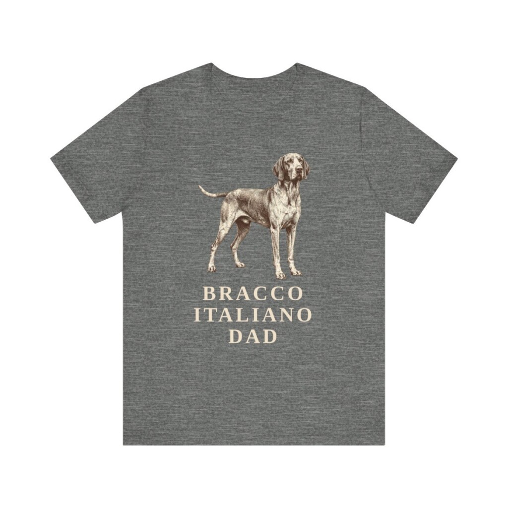Bracco Italiano Dad Shirt, Vintage Dog Sketch Tee, Dog Dad Gift Bracco Italiano Dad Shirt, Vintage Dog Sketch Tee, Dog Dad Gift