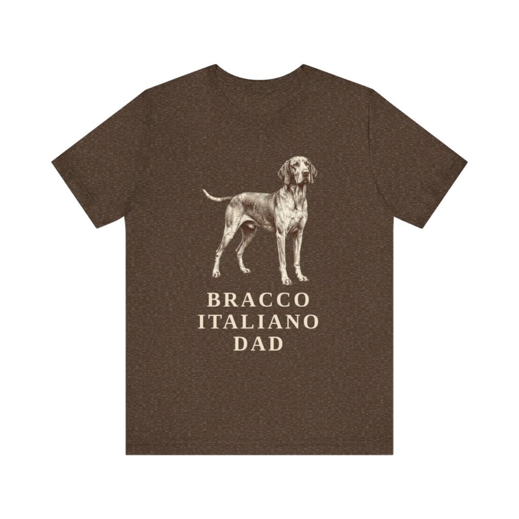 Bracco Italiano Dad Shirt, Vintage Dog Sketch Tee, Dog Dad Gift Bracco Italiano Dad Shirt, Vintage Dog Sketch Tee, Dog Dad Gift