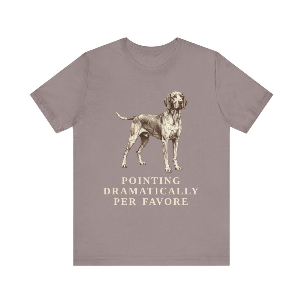 Bracco Italiano Humor Shirt, Vintage Dog Sketch Tee, Dog Humor Gift