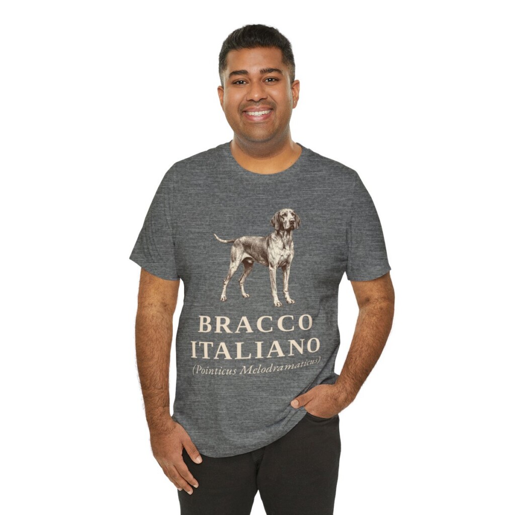 Bracco Italiano Latin Shirt, Vintage Dog Sketch Tee, Dog Latin Gift