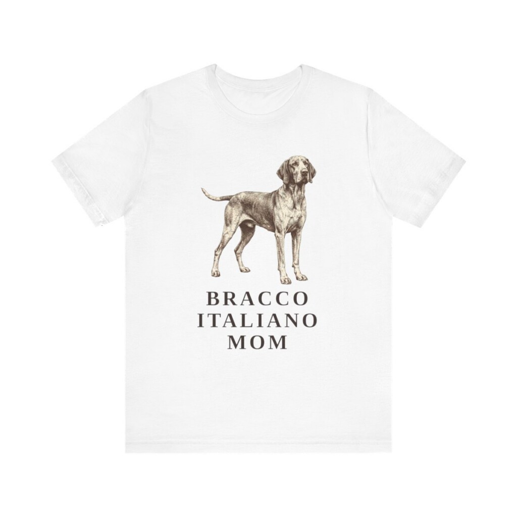 Bracco Italiano Mom Shirt, Vintage Dog Sketch Tee, Dog Mom Gift