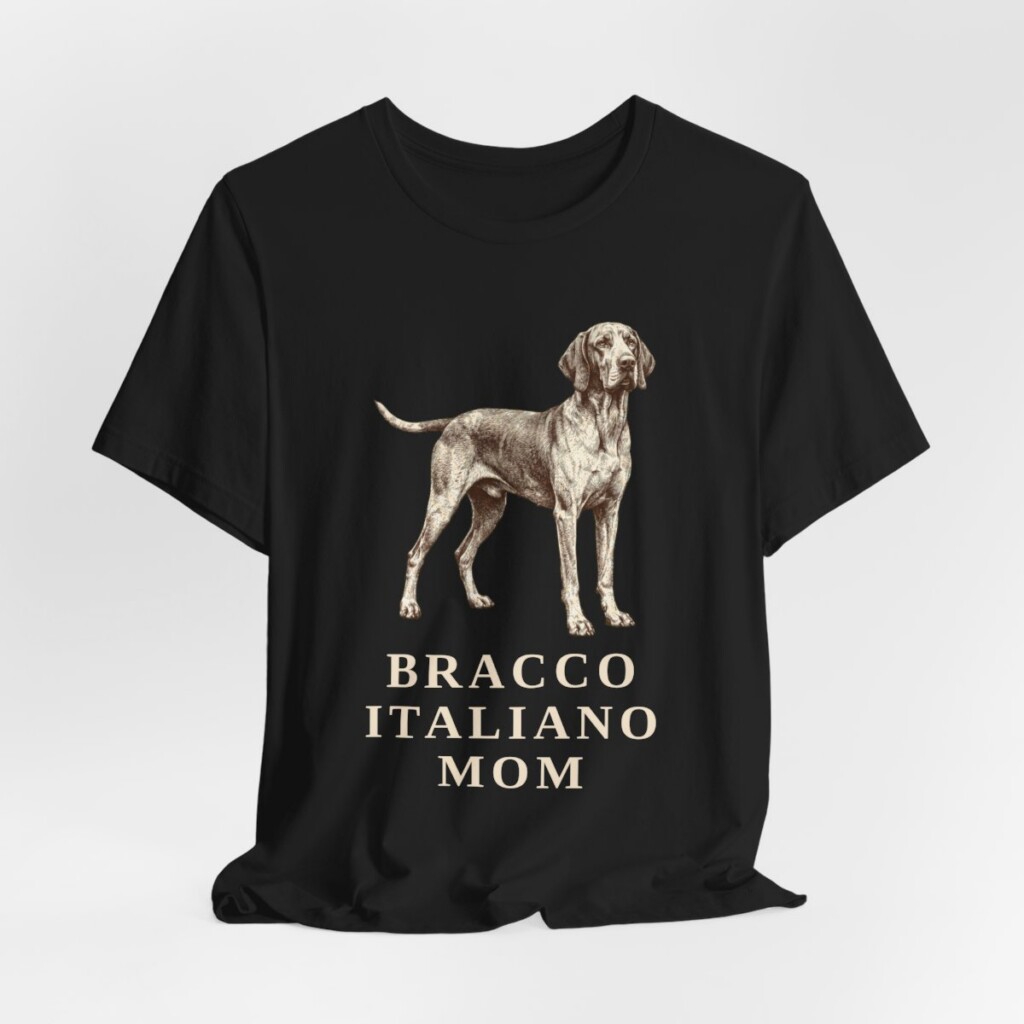Bracco Italiano Mom Shirt, Vintage Dog Sketch Tee, Dog Mom Gift